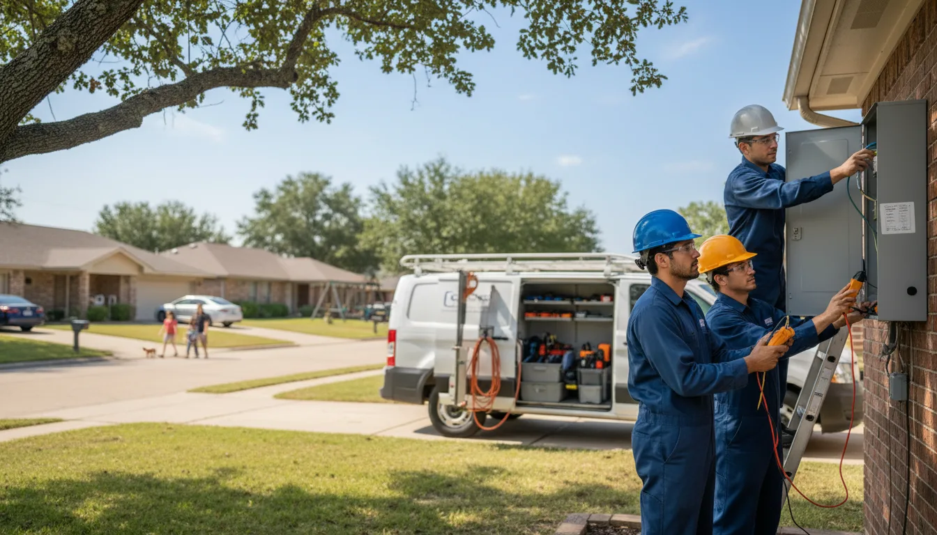 Certified electrician providing emergency electrical services in Chatham, MS